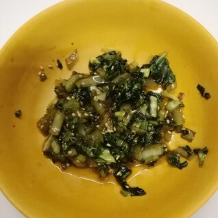 チンゲン菜の油炒め